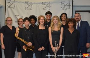 Anne Swansonn and Brian Worsdale going The PopsEd Alumni Ensemble that includes Law W Photo