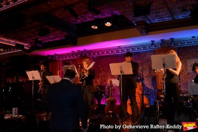 The PopsEd Alumni Ensemble that includes Law Watford (Alto Sax), Wynn Chang (Tenor Sa Photo