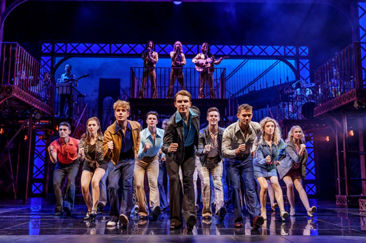 The cast at Photos: First Look at SATURDAY NIGHT FEVER UK Tour