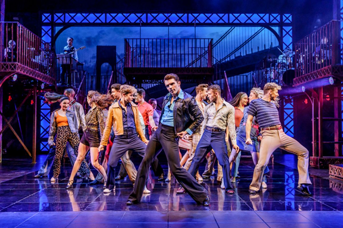 The cast at Photos: First Look at SATURDAY NIGHT FEVER UK Tour