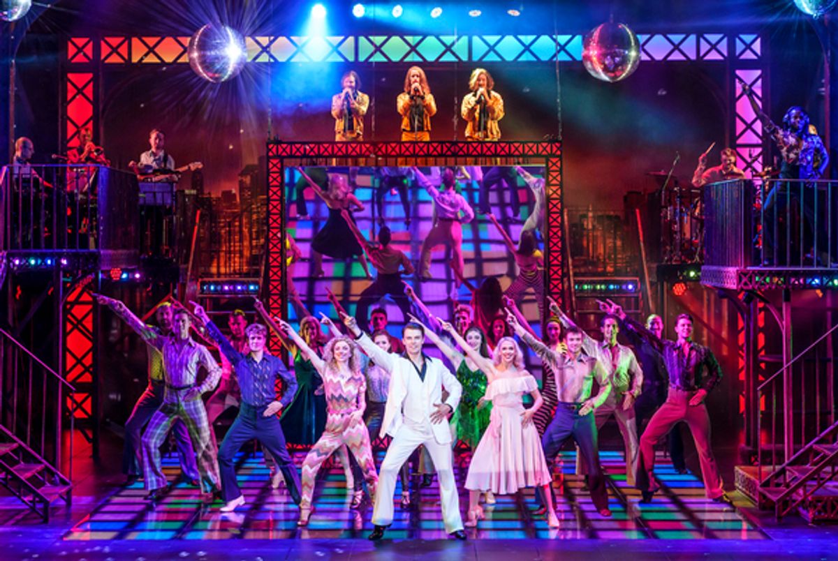 The cast at Photos: First Look at SATURDAY NIGHT FEVER UK Tour
