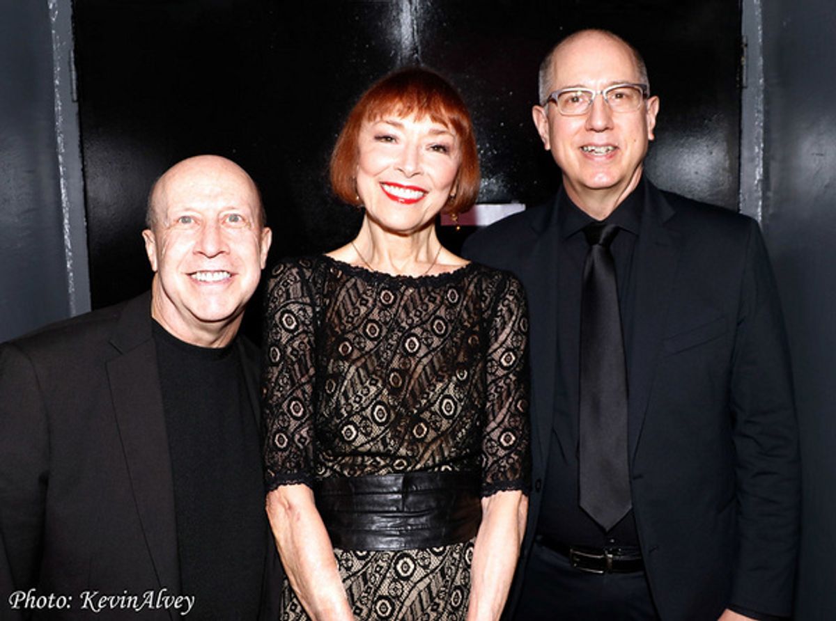 Alex Rybeck, Karen Akers, Tom Hubbard at 