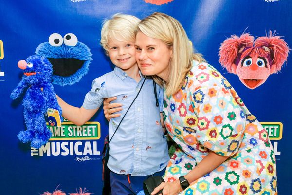 CELIA KEENAN-BOLGER WITH SON, WILLIAM Photo