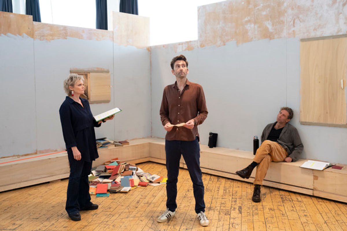 Sharon Small, David Tennant, Elliot Levey at 