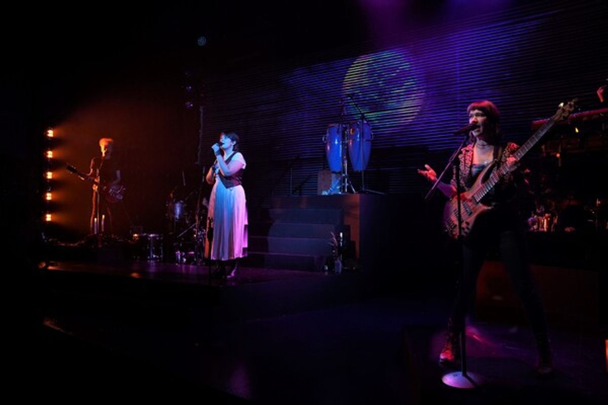The cast at Photos: First Look at WEIGHTLESS Off-Broadway Premiere at WP Theater