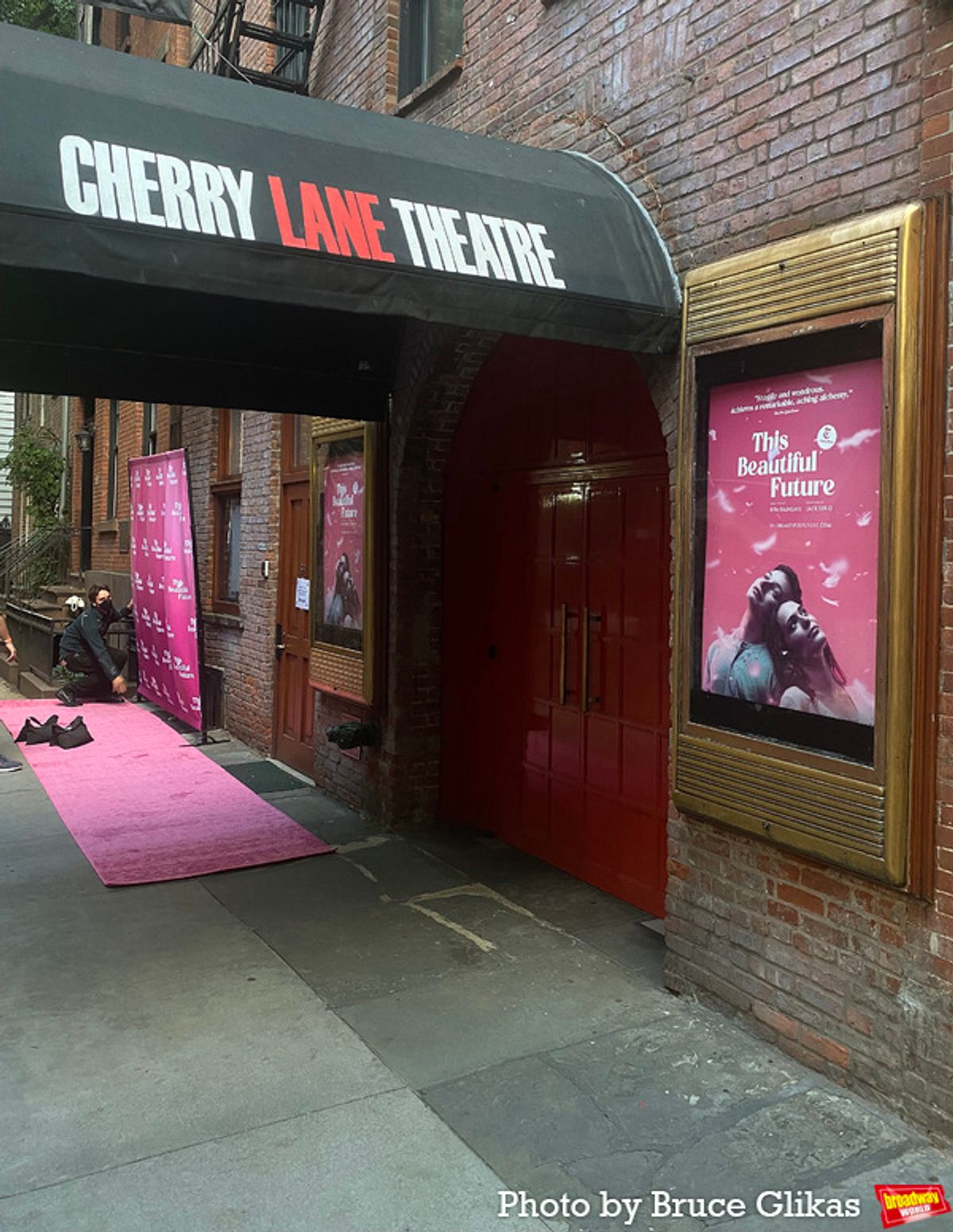 Signage at The Cherry Lane Theatre at Photos: THIS BEAUTIFUL FUTURE Opens Off-Broadway