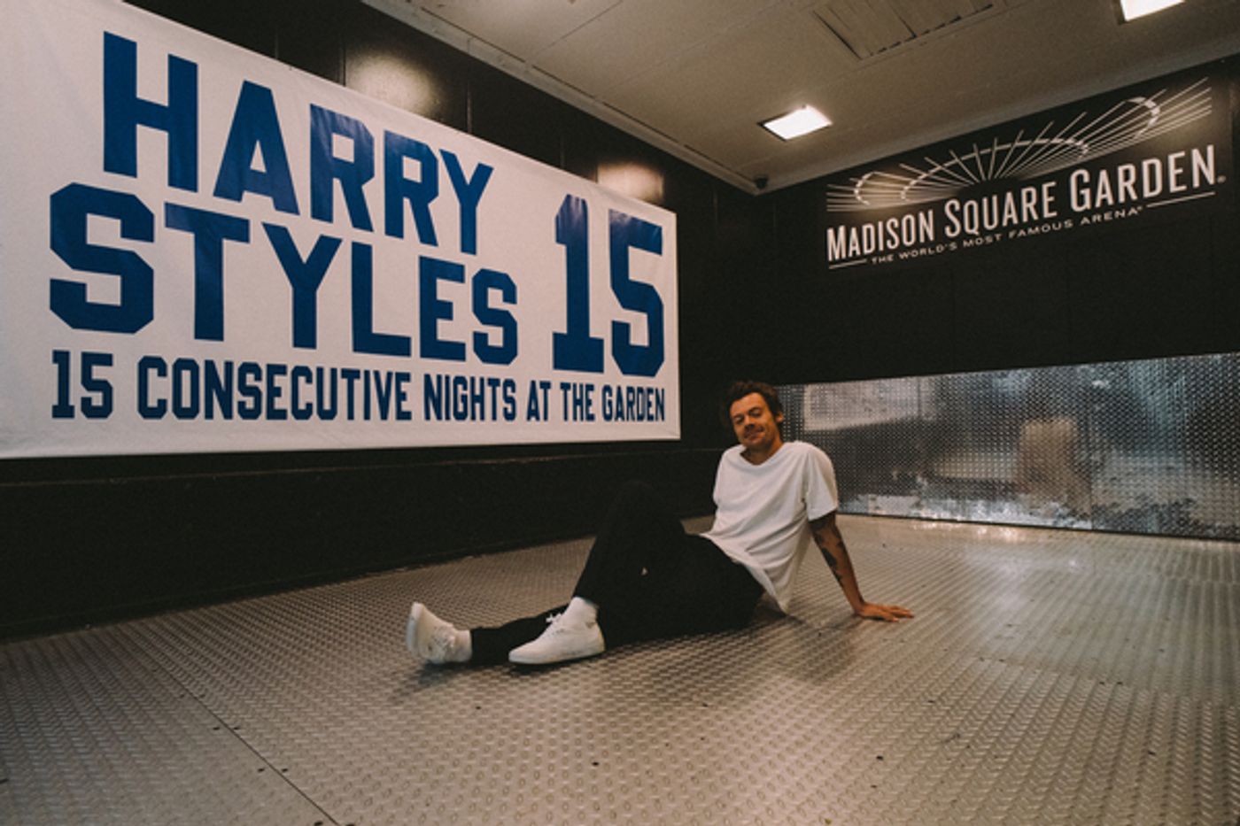 Photos: Harry Styles Makes History At MSG As Banner Is Raised To The Rafters Following 15 Consecutive Nights Of 'Love On Tour' At The Garden  Image