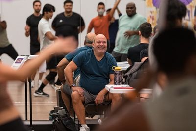 Casey Nicholaw and cast Photo