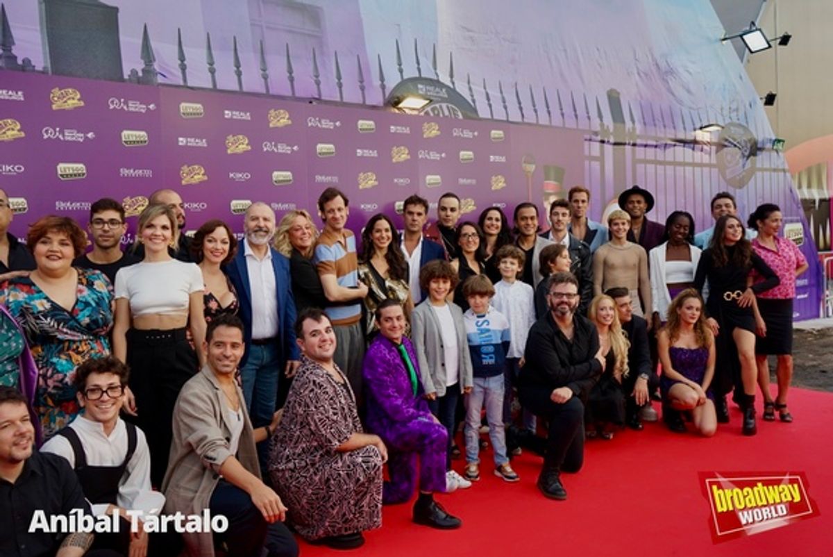 El cast completo de CHARLIE Y LA FÁBRICA DE CHOCOLATE at Estreno VIP de CHARLIE Y LA FÁBRICA DE CHOCOLATE en Madrid