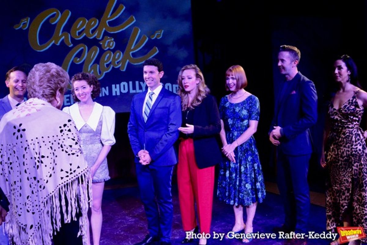 Danny Gardner, Darrell T. Joe, Darien Crago, Kaitlyn Davidson, Jeremy Benton, Corinne Munsch, Sean Quinn and Melinda Porto meeting Marily Maye at 