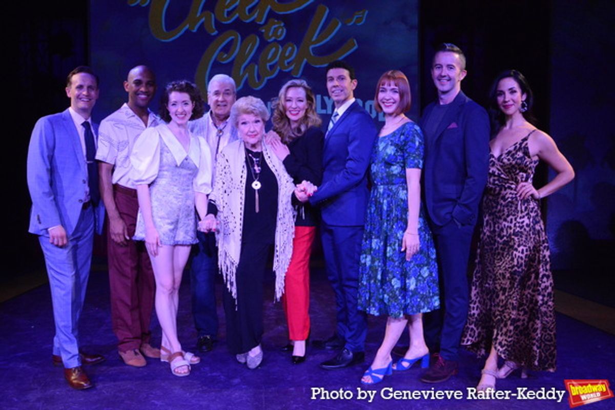 Marily Maye and Lee Roy Reams join with the cast- Danny Gardner, Darrell T. Joe, Darien Crago, Kaitlyn Davidson, Jeremy Benton, Corinne Munsch, Sean Quinn and Melinda Porto at 