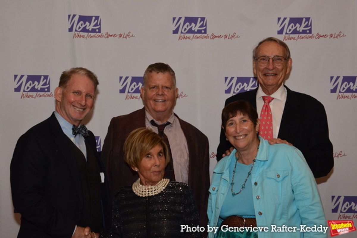Members of The York Theatre Board-Evans Haile, Riki Kane Larimer, James Morgan, Joan Ross Sorkin and W. David McCoy at 
