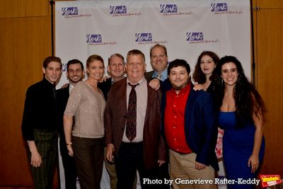 James Morgan and Evans Haile with The York Theatre Staff-Nick Gerry, Joseph Hayward,  Photo