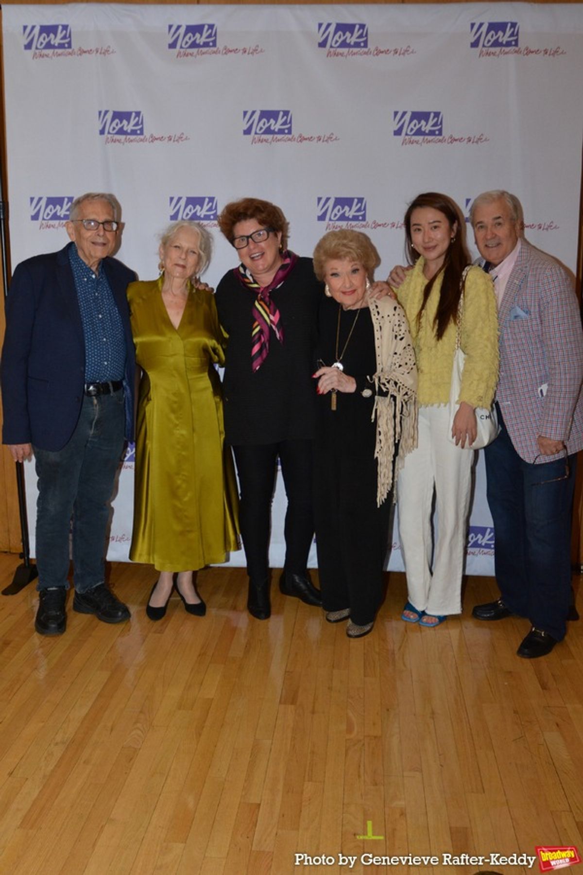 Richard Maltby, Jr., Penny Fuller, Klea Blackhurst, Marilyn Maye, Cecilia Lin and Lee Roy Reams at 