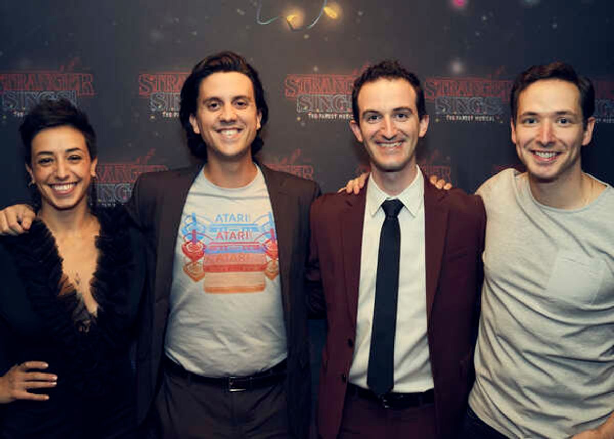 Ashley Marinelli, Jonathan Hogue, Michael Kaish, and Nick Flatto at 