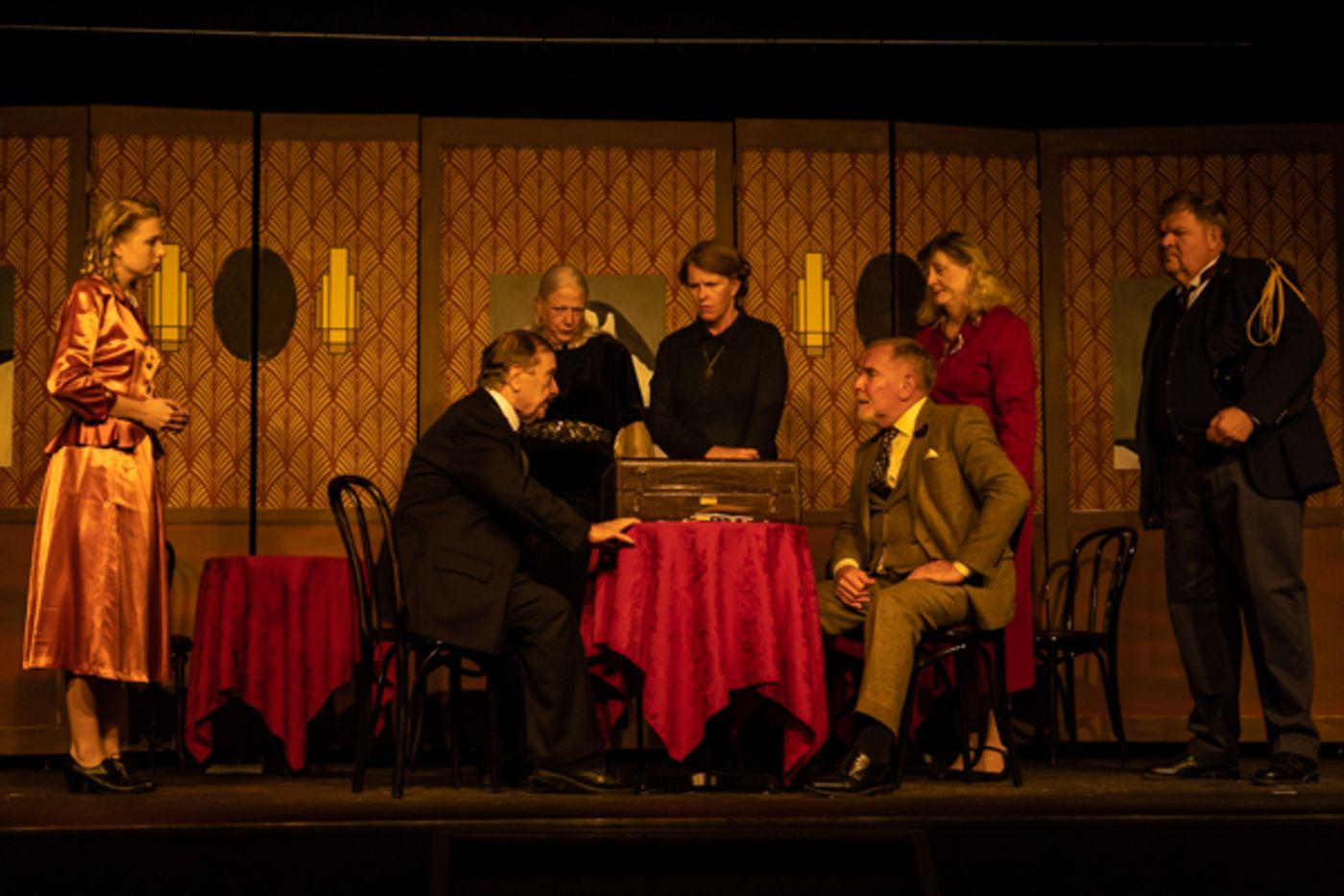 Photos: First look at Little Theatre Off Broadway's MURDER ON THE ORIENT EXPRESS Photos: First look at Little Theatre Off Broadway's MURDER ON THE ORIENT EXPRESS Image