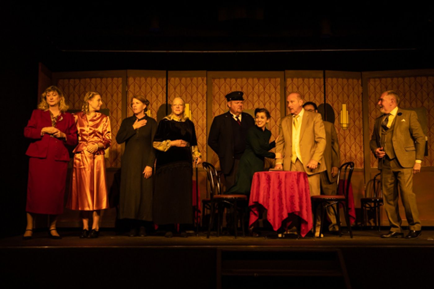 Photos: First look at Little Theatre Off Broadway's MURDER ON THE ORIENT EXPRESS Photos: First look at Little Theatre Off Broadway's MURDER ON THE ORIENT EXPRESS Image