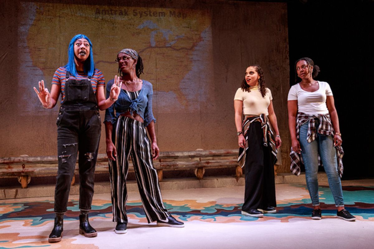 A.J. Baldwin, Ariel Mary Ann, Angelique Archer, & Jasimine Bouldin at 