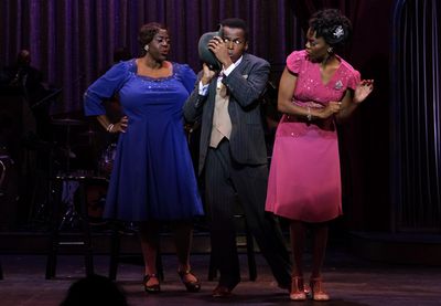 L-R: Paula Galloway* as Nell, Mark Antony Howard as Andre & Felicia Fairley as Charla Photo