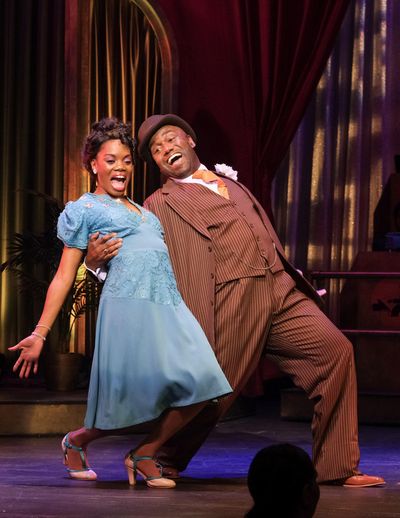 L-R: Felicia Fairley as Charlaine & DeAndre Simmons as Ken Photo