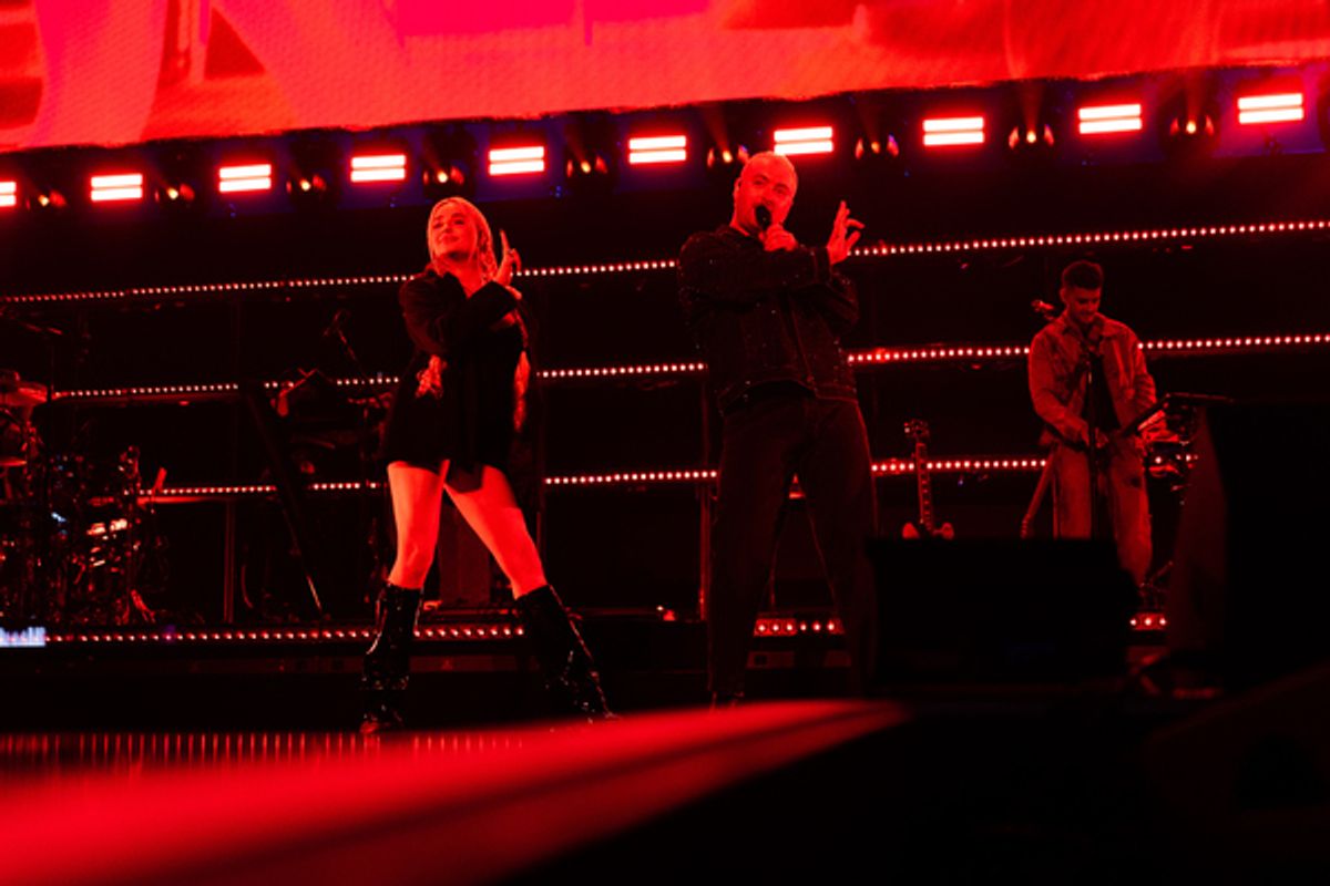 Kim Petras and Sam Smith at 