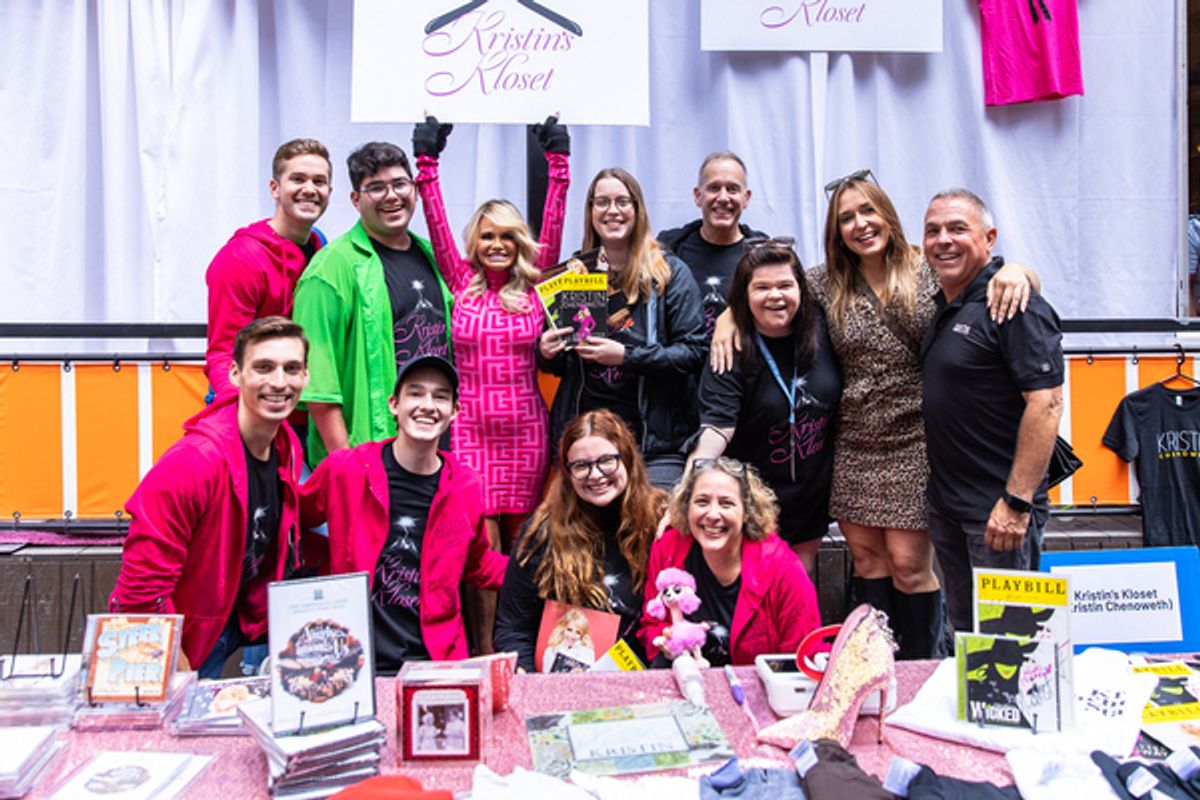 Kristin Chenoweth at The 2022 Broadway Flea Market at 