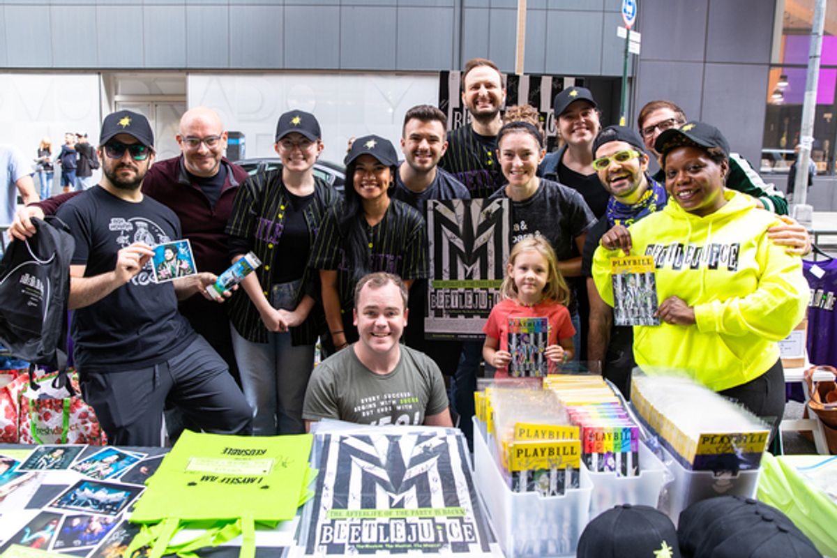 BEETLEJUICE at the 2022 Broadway Flea Market at Photos: BEETLEJUICE, A STRANGE LOOP, and More Turn Out for the 2022 BC/EFA Broadway Flea Market!