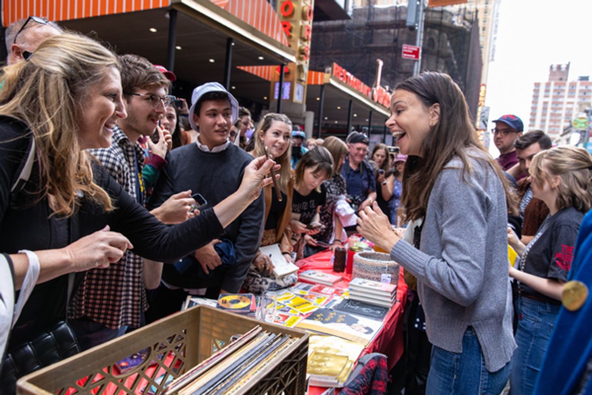 Sutton Foster at The 2022 Broadway Flea Market at 