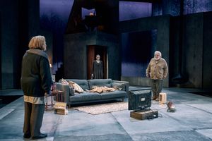 Clare Higgins (Gunhild Borkman), Lia Williams (Ella Rentheim) and Simon Russell Beale Photo