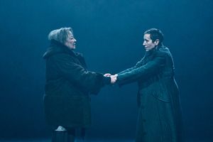 Clare Higgins (Gunhild Borkman) and Lia Williams (Ella Rentheim) Photo