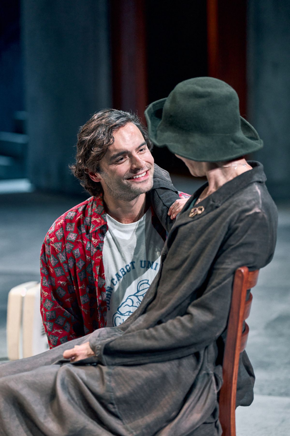 Sebastian De Souza (Erhart Borkman) and Lia Williams (Ella Rentheim) at 