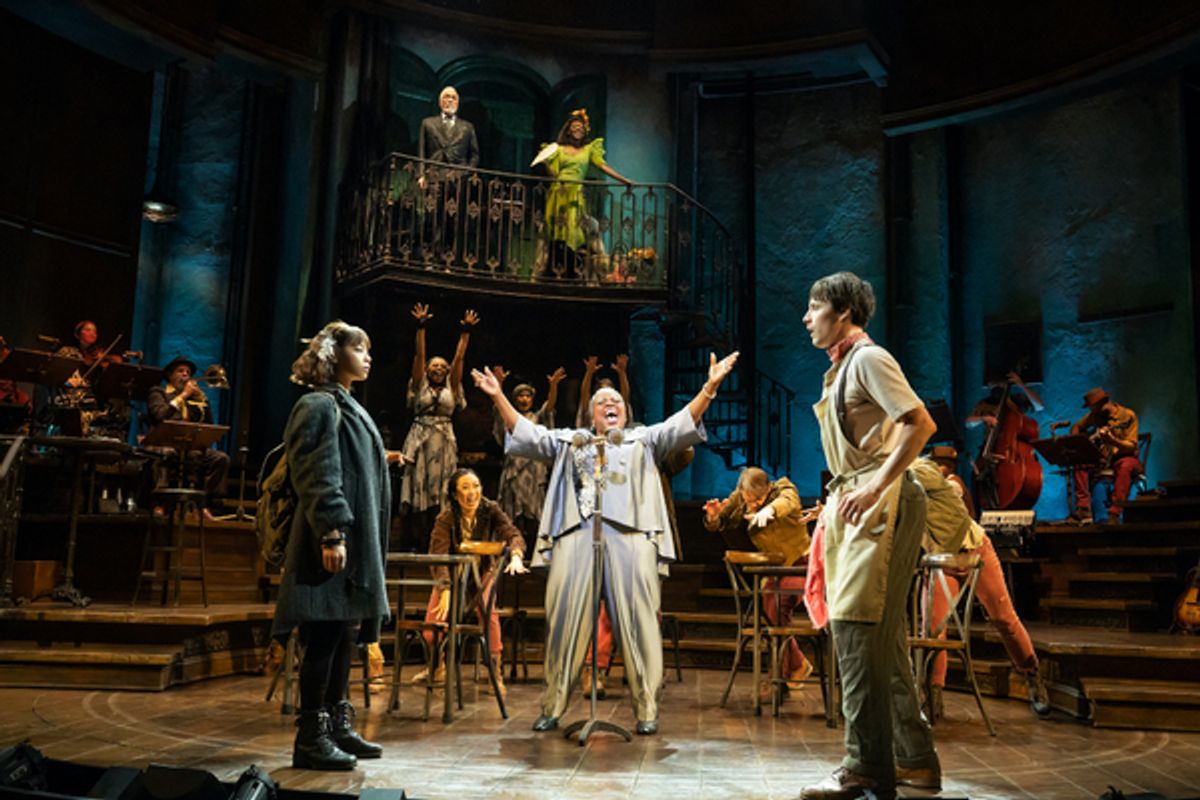 The cast at Photos: See Lillias White as Missus Hermes in HADESTOWN