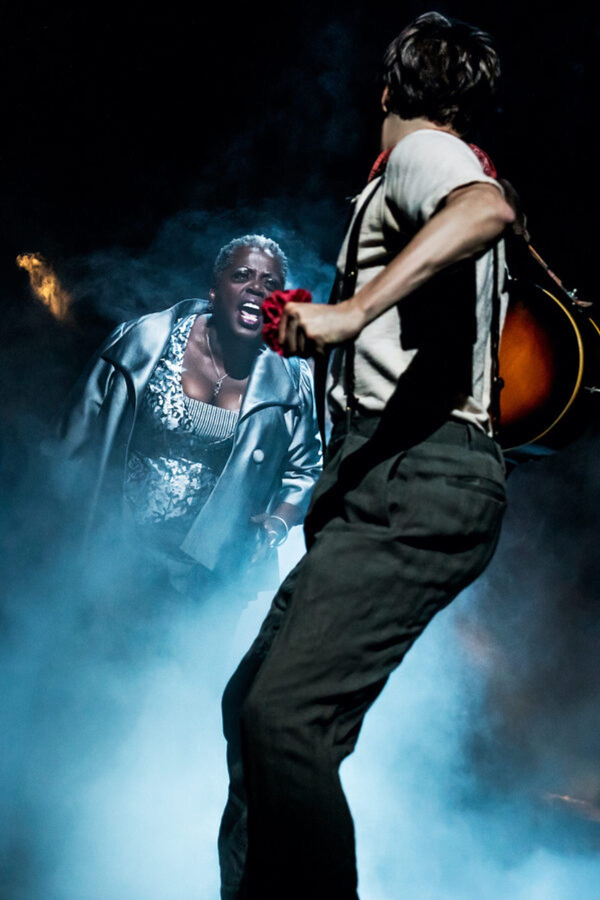 Lillias White and Reeve Carney at 