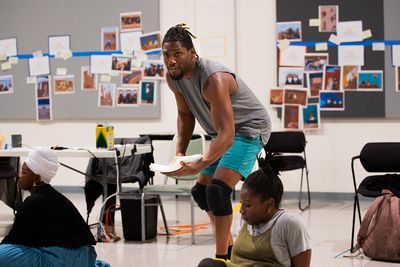 Alexis Ward, Sheldon D. Brown and Sola Thompson  Photo