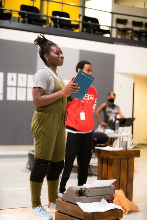 Sola Thompson, DeMorris Burrows and J. Nicole Brooks Photo