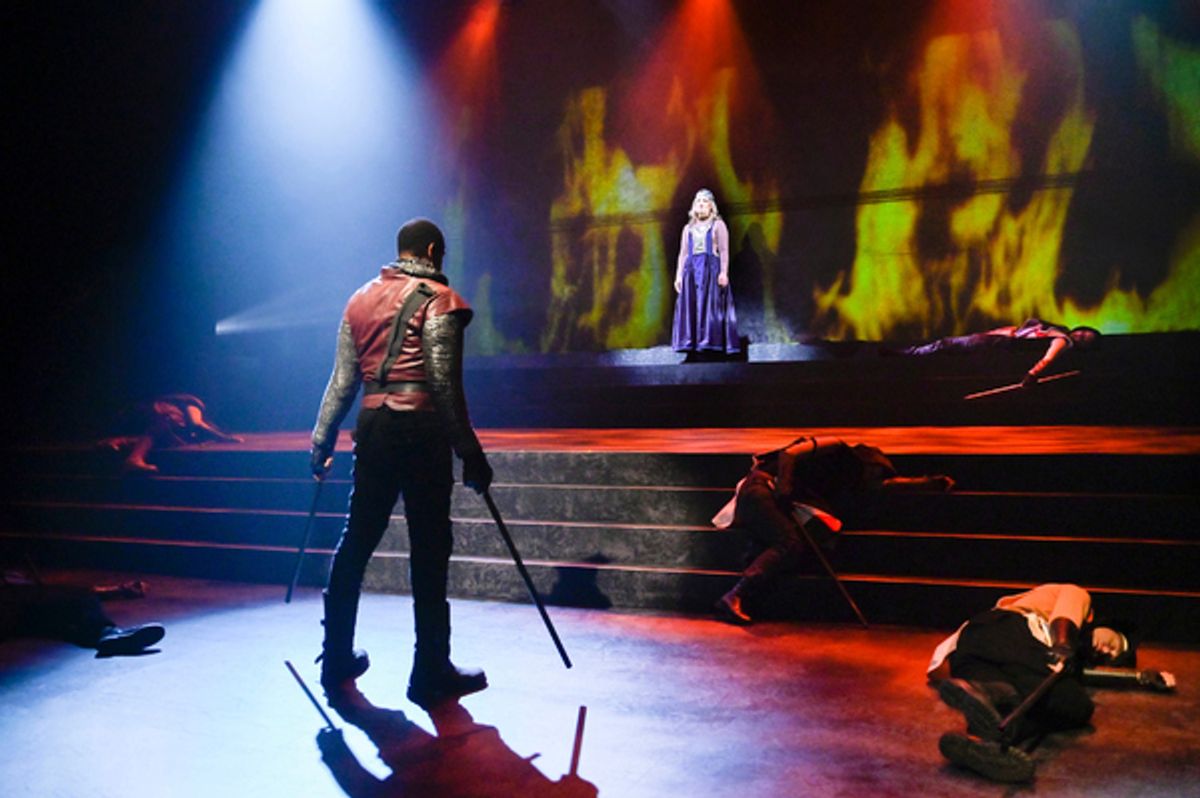 Aldo Billingslea, Back: Lisa Anne Porter at 