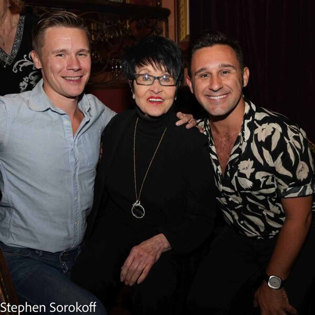 Seth Sikes, Chita Rivera, Nicolas King at 