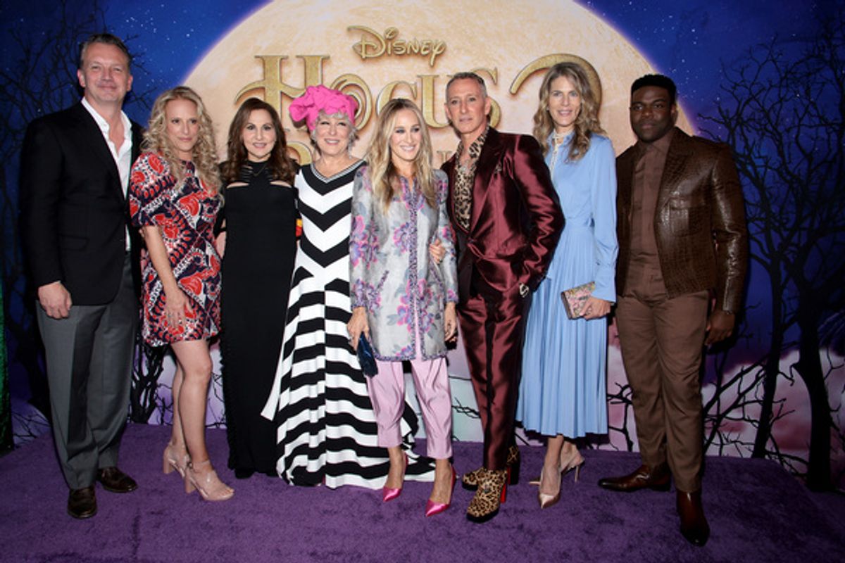 Sean Bailey, Anne Fletcher, Kathy Najimy, Bette Midler, Sarah Jessica Parker, Adam Shankman, Lynn Harris and Sam Richardson at 