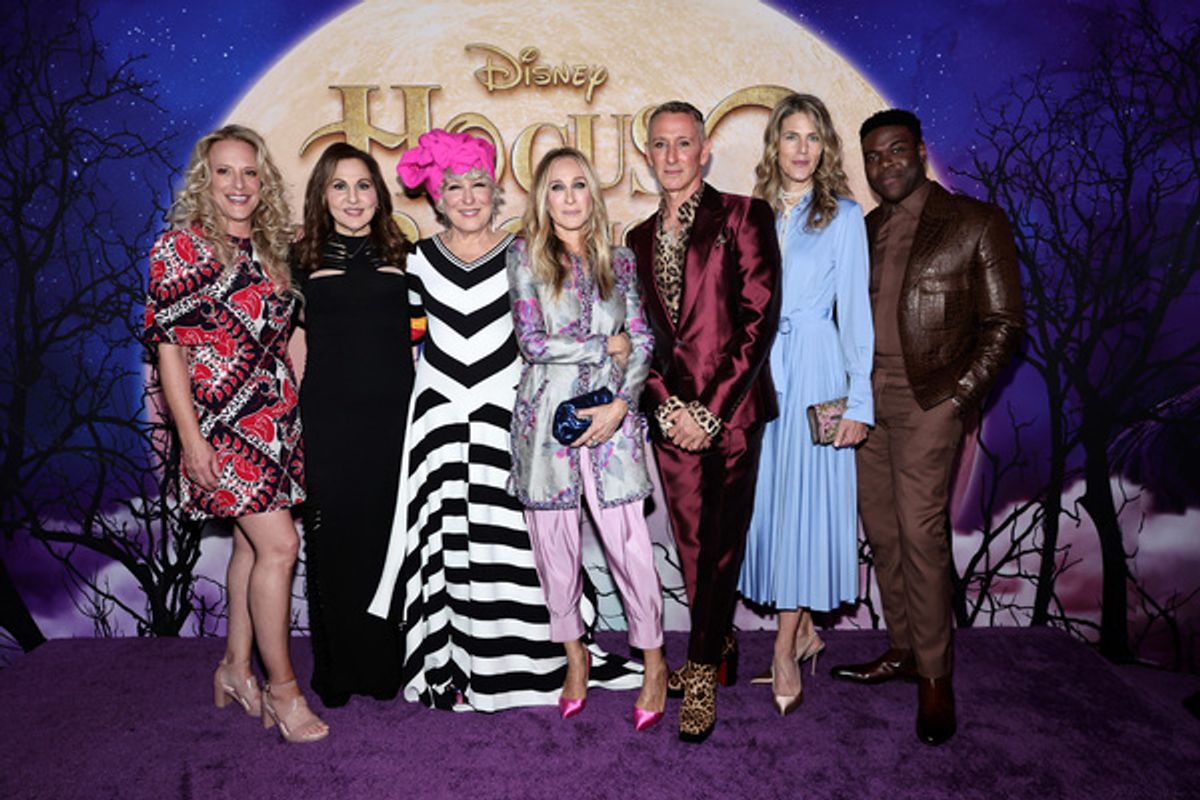 Anne Fletcher,  Kathy Najimy, Bette Midler, Sarah Jessica Parker, Adam Shankman, Lynn Harris, and Sam Richardson at 