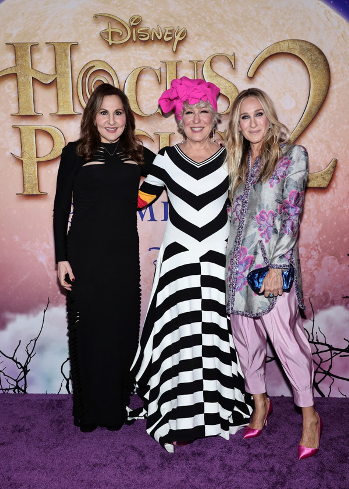 Kathy Najimy,  Bette Midler and Sarah Jessica Parker at 