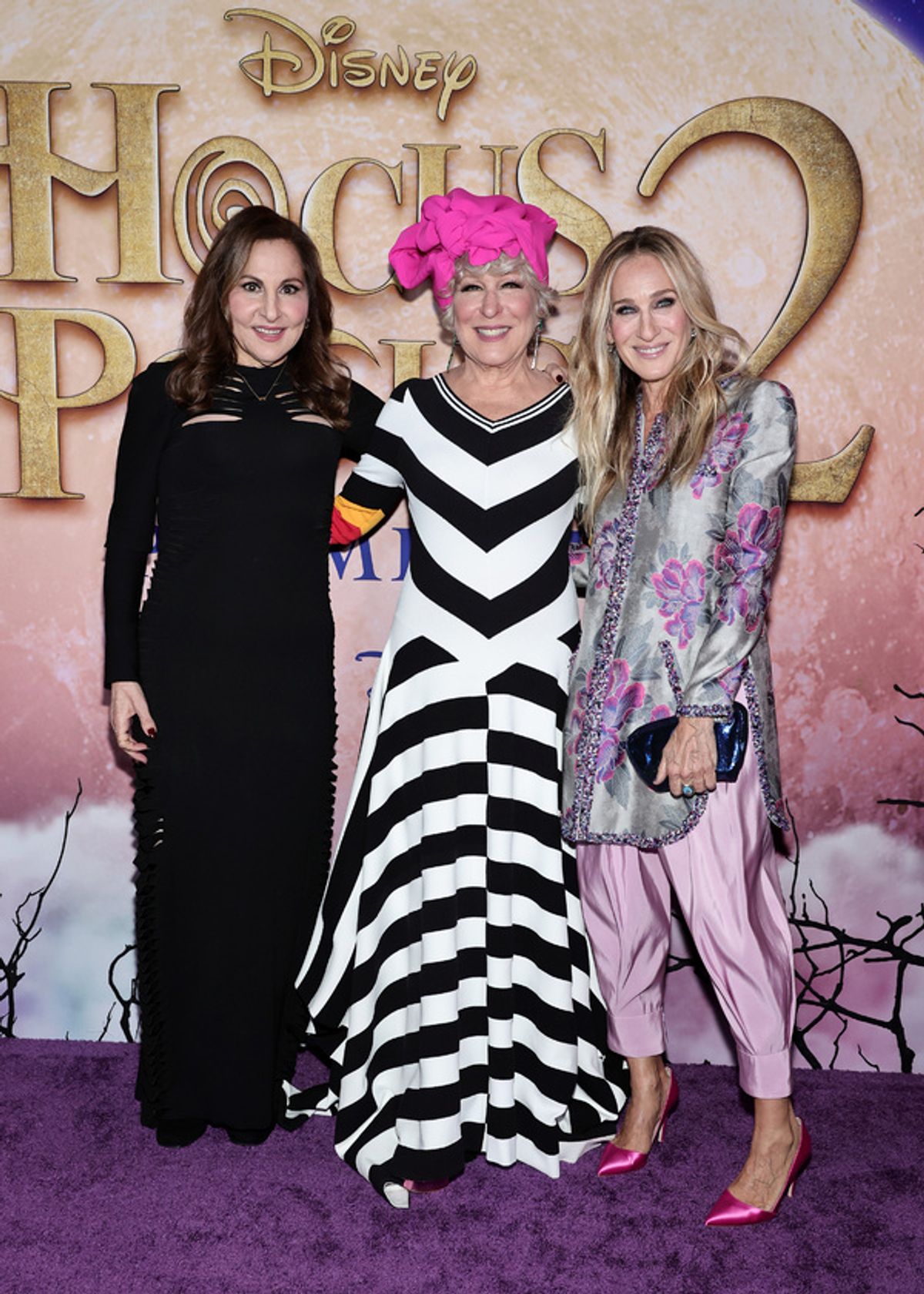 Kathy Najimy,  Bette Midler and Sarah Jessica Parker at 