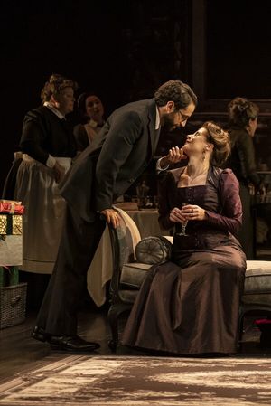 Caissie Levy and Brandon Uranowitz Photo