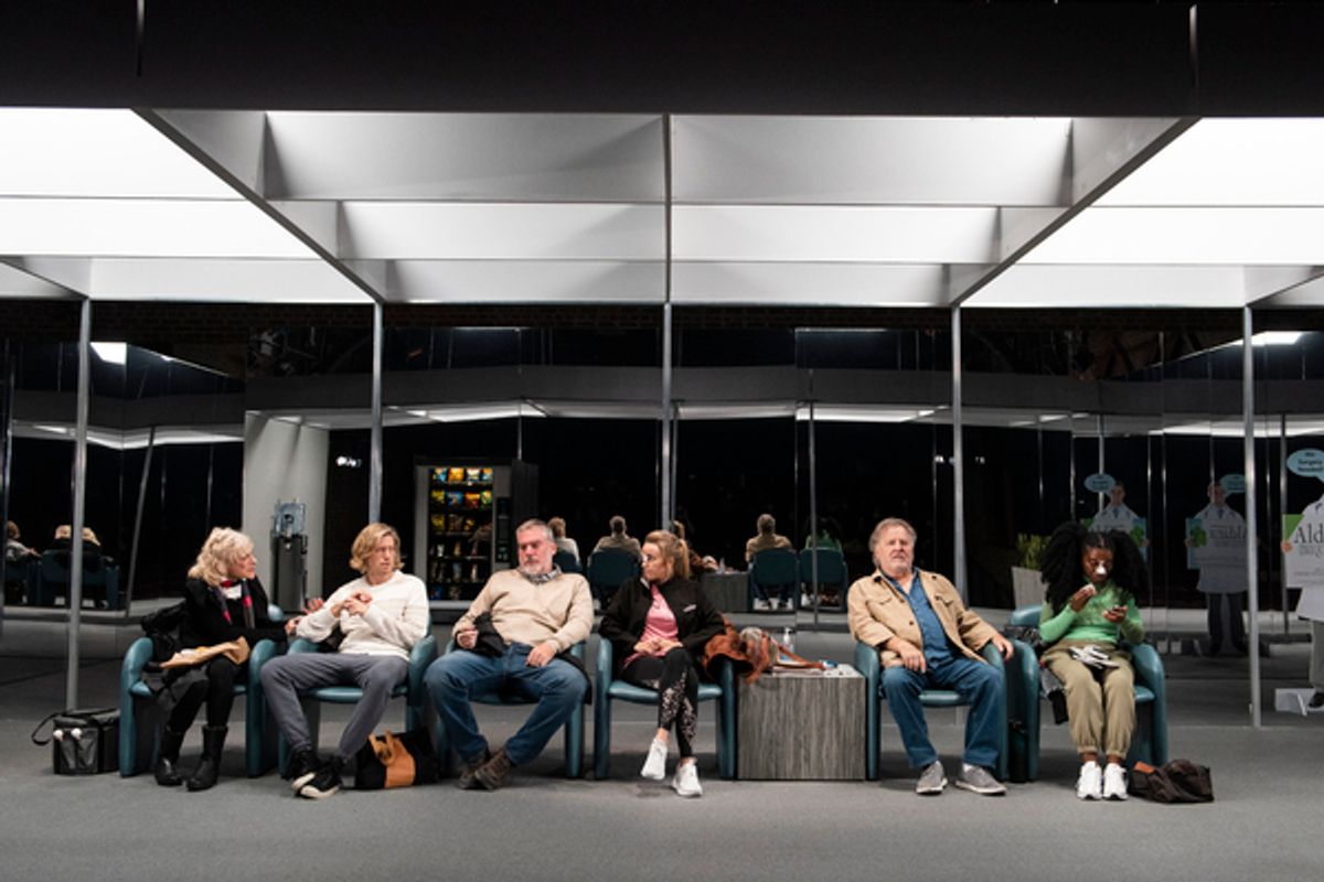 Laura Esterman, Patrick Vaill, Glenn Fitzgerald, Emily Cass McDonnell, Peter Gerety, and Alicia Pilgrim at 