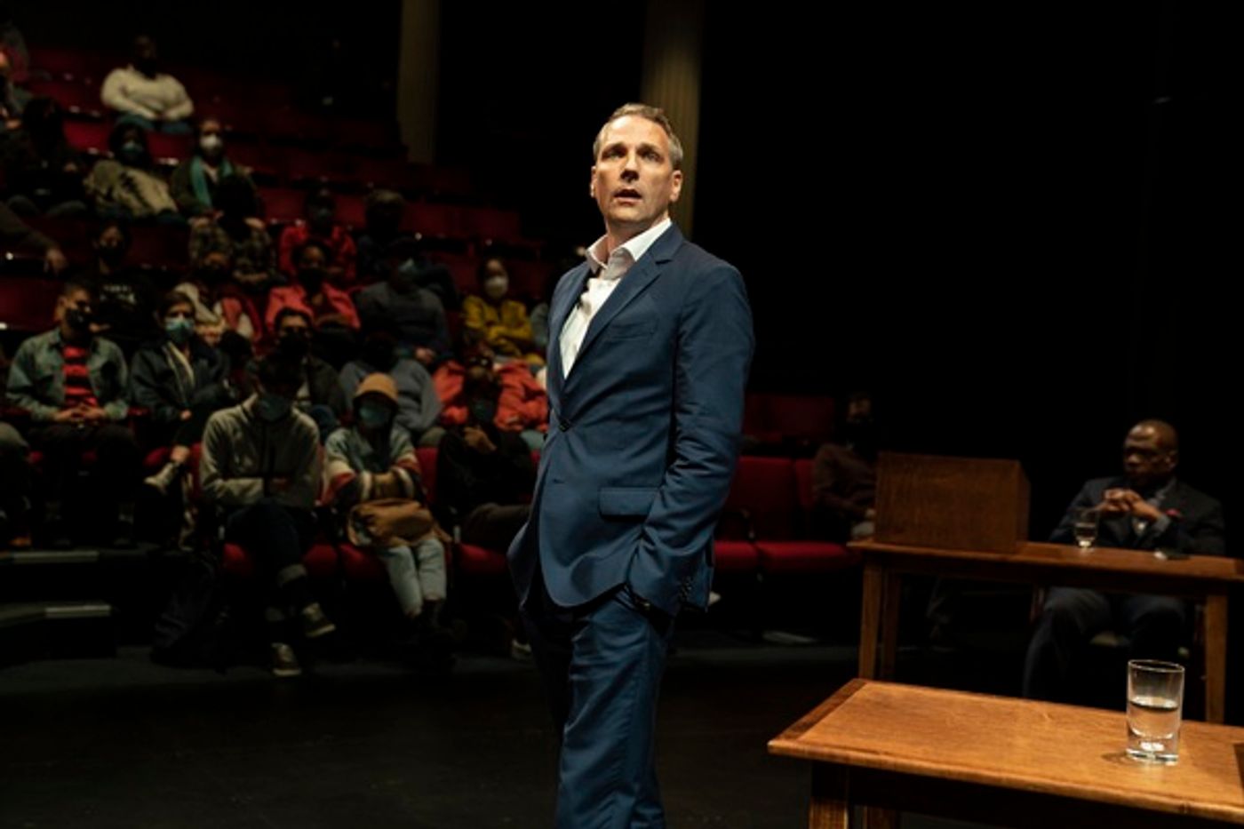 Photos: First Look at Greig Sargeant & More in BALDWIN AND BUCKLEY AT CAMBRIDGE at The Public Theater  Image