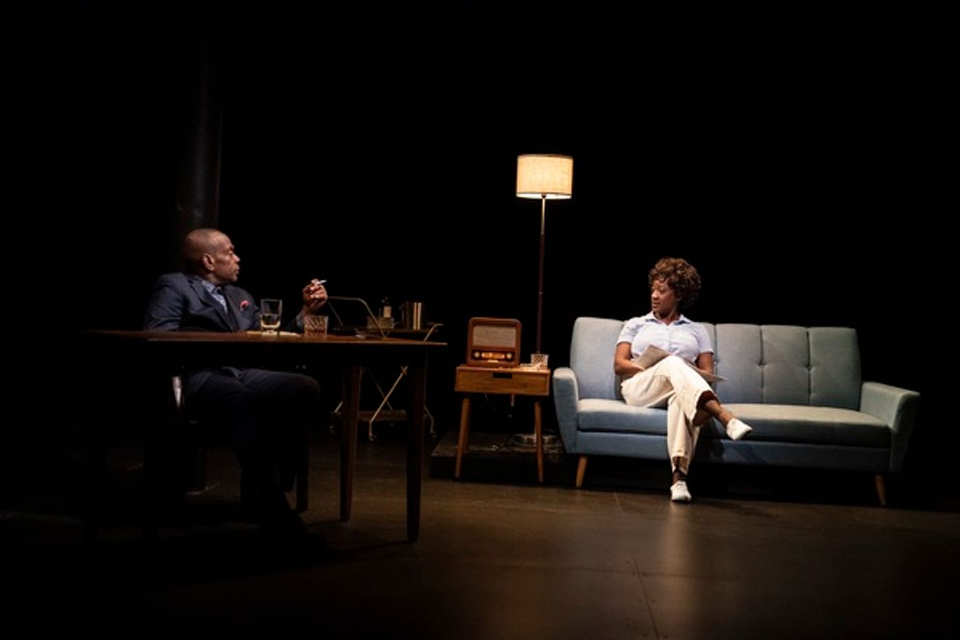 Photos: First Look at Greig Sargeant & More in BALDWIN AND BUCKLEY AT CAMBRIDGE at The Public Theater  Image