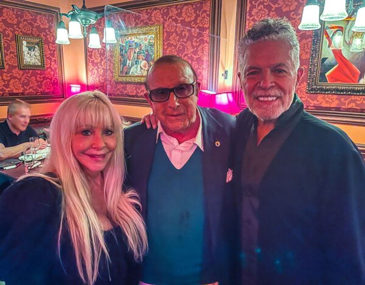 Sunny Sessa, Clive Davis, Clint Holmes at 