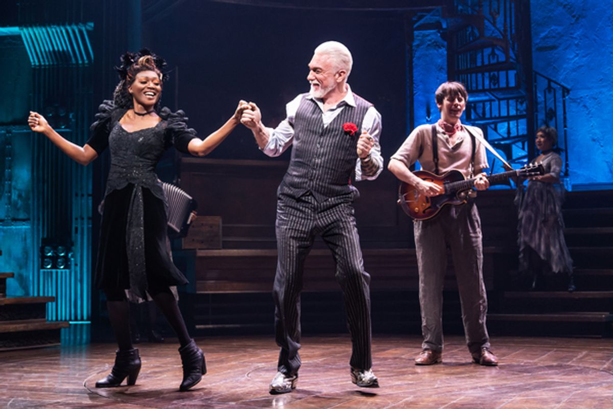 Jewelle Blackman, Patrick Page and Reeve Carney  at 