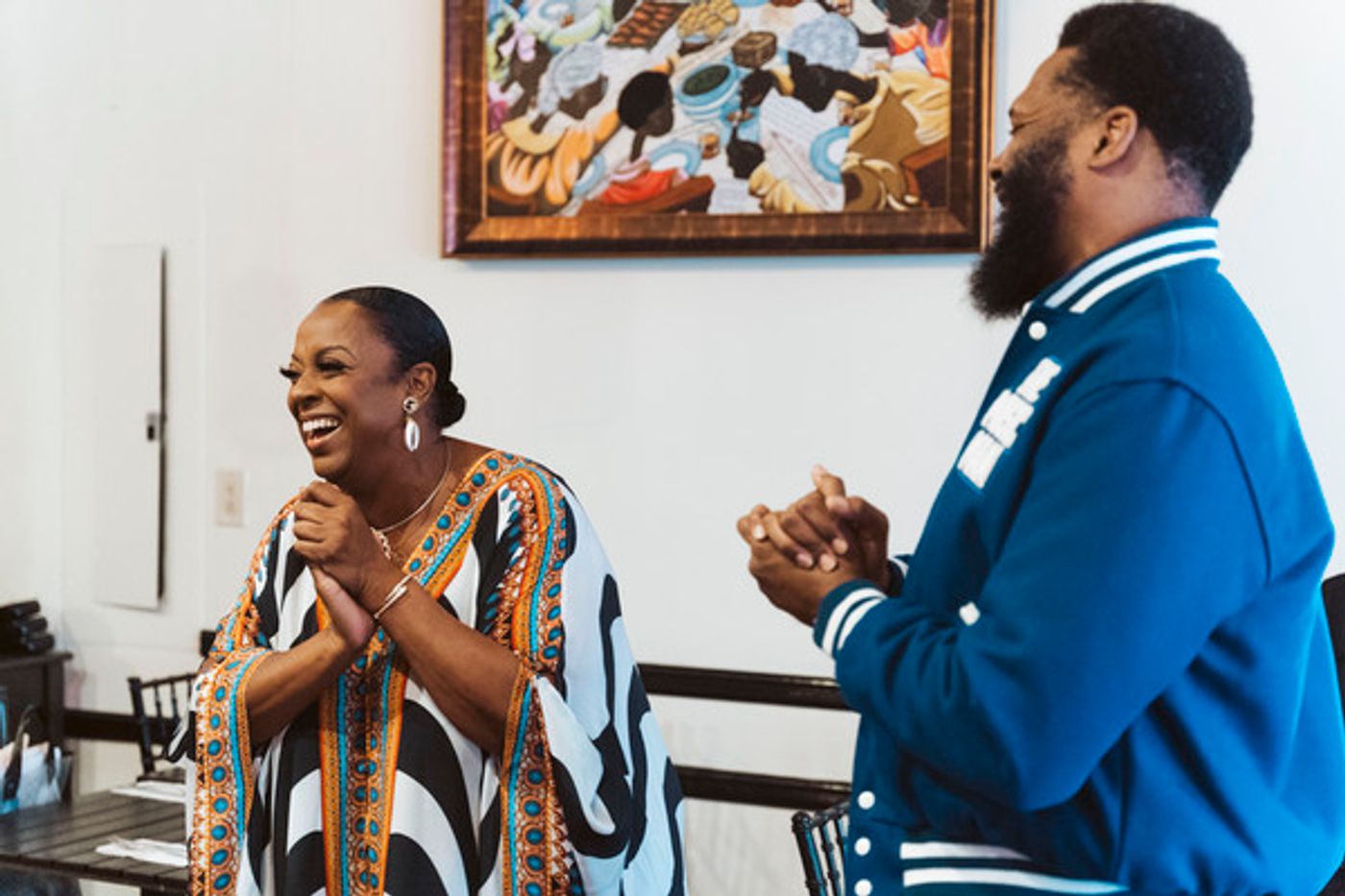 Photos & Video: THE MUSIC MAN Barbershop Quartet Visits Chef Melba Wilson to Celebrate 'Melba's Music Man Sundae'  Image