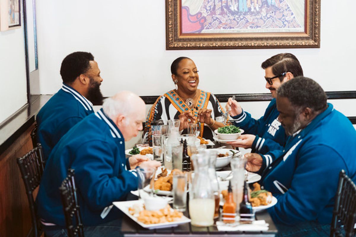 The Music Man Barbershop Quartet at Melba's  at 