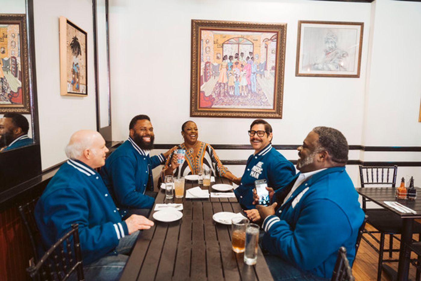 Photos & Video: THE MUSIC MAN Barbershop Quartet Visits Chef Melba Wilson to Celebrate 'Melba's Music Man Sundae'  Image